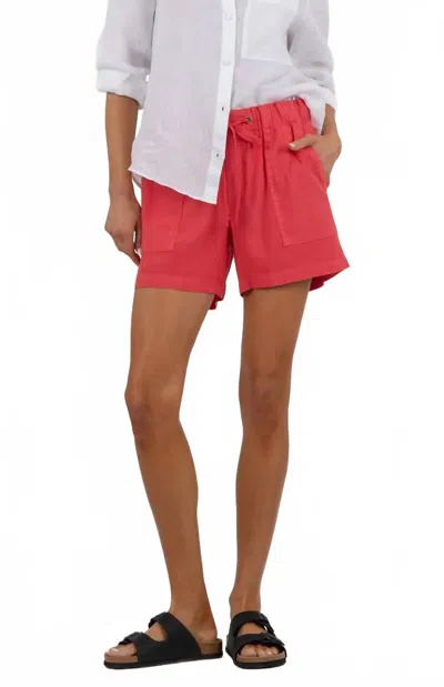 KUT FROM THE KLOTH WOMEN'S KATANA LINEN SHORTS IN WATERMELON