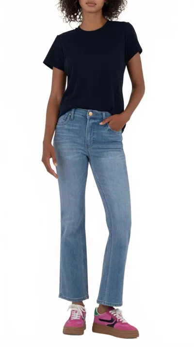 Kut From The Kloth Women's Kelsey Denim Pants In Improvement In Blue