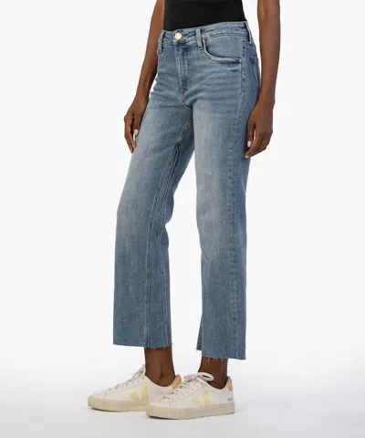 Kut From The Kloth Women's Kelsey High Rise In Comprehensive Wash In Blue