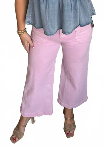 Kut From The Kloth Women's Meg High Rise Wide Leg In French Pink