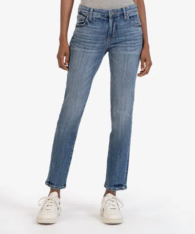 Kut From The Kloth Women' Reese Ankle Straight Leg Denim In Blue
