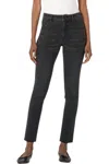Kut From The Kloth Reese Fab Ab High Waist Raw Hem Skinny Jeans In Multi