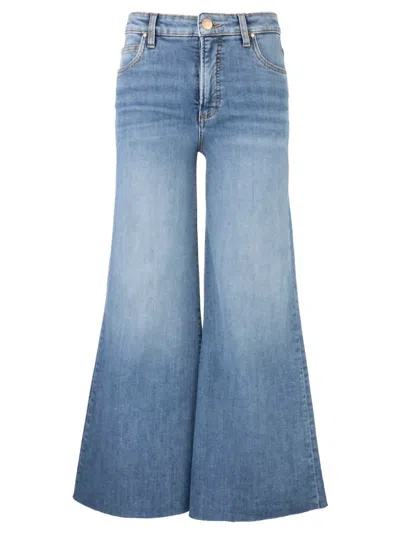 Kut From The Kloth Ryan High Rise Super Wide Leg Jeans In Generosity In Blue