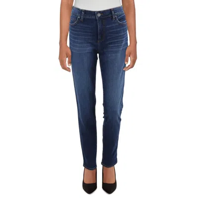 Kut From The Kloth Womens Faded Denim Skinny Jeans In Blue
