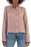 Kut From The Kloth Zinnia Patch Pocket Jacket In Blush