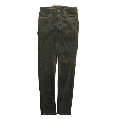 Pre-owned Kut Kids' Girls Black Corduroy Pants Size: Junior 2 In Gray