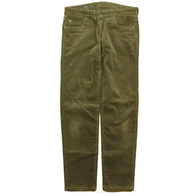 Pre-owned Kut Kids' Girls Green Corduroy Pants Size: Junior 0p