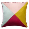 Kutnia Kutnu Reversible Patchwork Decorative Pillow, 18 X 18 In Multi