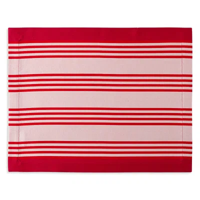 Kutnia Kutnu Stripe Placemat, Set Of 4 In Red