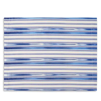 Kutnia Kutnu Traditional Ikat Placemat, Set Of 4 In Blue