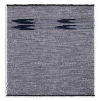 Kutnia Peshtemal Ikat Cotton Fringe Napkins, Set Of 4 In Gray