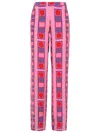 Kutnia Pink Silk Zeugma Pants