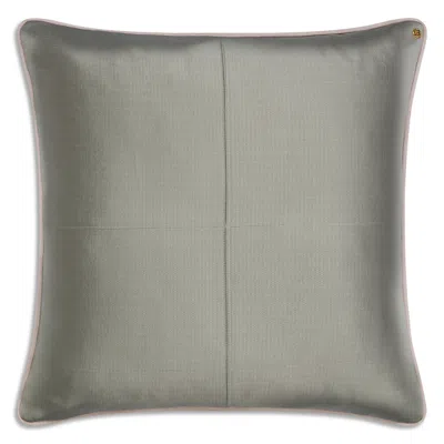 Kutnia Silk Road Solid Kutnu Pillow In Gray