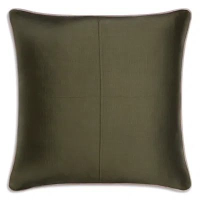 Kutnia Silk Road Solid Kutnu Pillow In Green