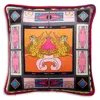 Kutnia Zeugma Silk Printed Decorative Pillow, 18x 18 In Multi