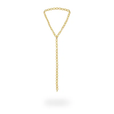 Kuu Women's Tie Chain - Gold, Platinum