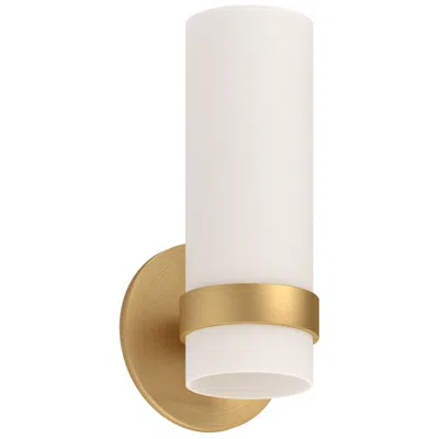 Kuzco Milano Led 9-in Brushed Gold Wall Sconce
