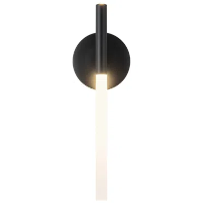 Kuzco Jeanie 18-in Matte Black Dimmable Led Wall Sconce