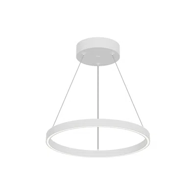 Kuzco 18-in Pendant   Cerchio Led White