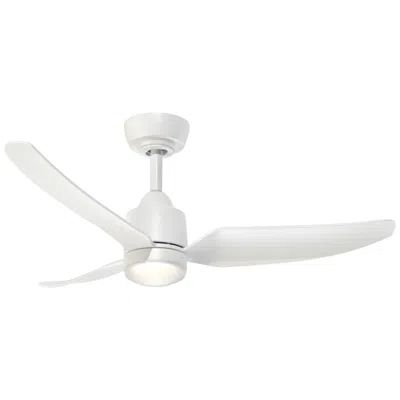 Kuzco 42" Hugo White Led Smart Ceiling Fan
