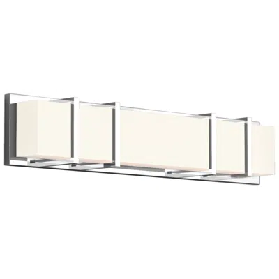 Kuzco Alberni Led 26-in Chrome Vanity Light In Silver