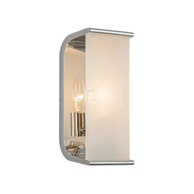 Kuzco Alora Abbott E12 10-in Polished Nickel/alabaster Wall Vanity