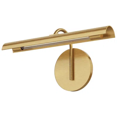 Kuzco Alora Astrid Led 14-in Metal Shade/vintage Brass Wall Vanity