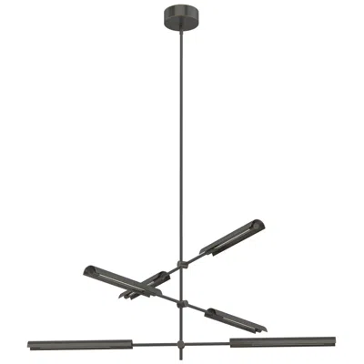 Kuzco Alora Astrid Led 6 Head Metal Shade/urban Bronze Multi-pendant