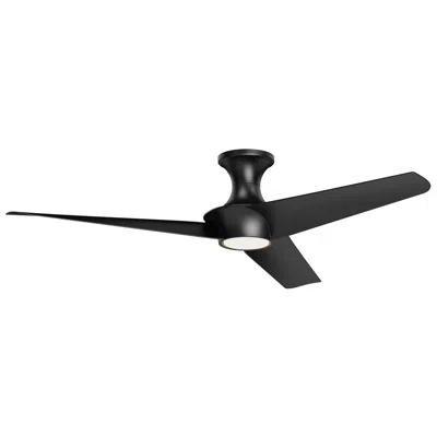 Kuzco Alora Emiko-h Led 56-in Matte Black Hugger Ceiling Fan