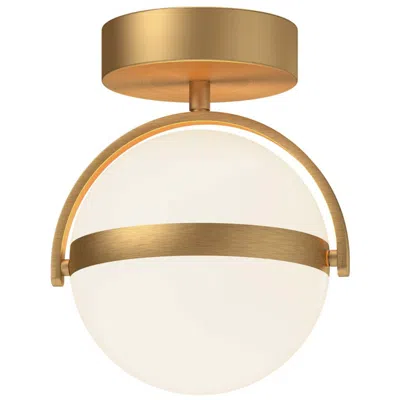 Kuzco Alora Globo Led 7-in Brushed Gold Flush Mount