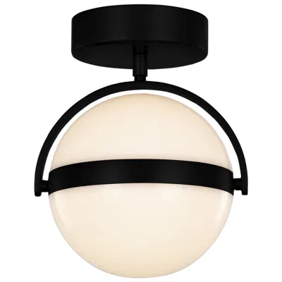 Kuzco Alora Globo Led 7-in Matte Black Flush Mount