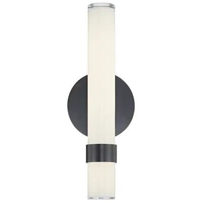 Kuzco Alora Madison Led 14-in Urban Bronze/glossy Opal Wall Vanity