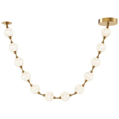 Kuzco Alora Marni Led 12 Head Natural Brass Pendant