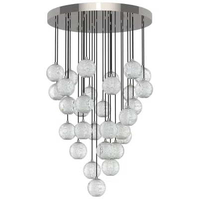 Kuzco Alora Marni Led 30 Head Polished Nickel Multi-pendant