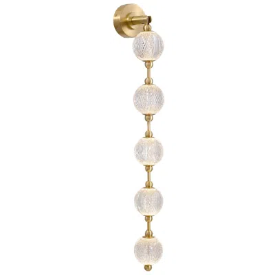 Kuzco Alora Marni Led 38-in Natural Brass Wall Vanity