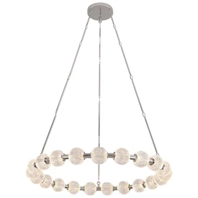 Kuzco Alora Marni Led 41-in Polished Nickel Led Chandelier