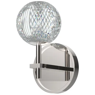 Kuzco Alora Marni Led 5-in Polished Nickel Wall Vanity