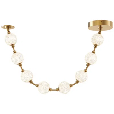 Kuzco Alora Marni Led 8 Head Natural Brass Pendant