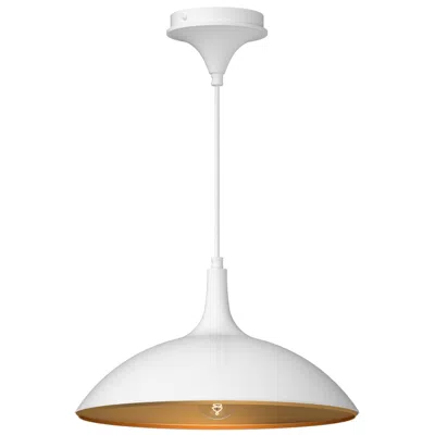 Kuzco Alora Mood Abel E26 14-in White Pendant