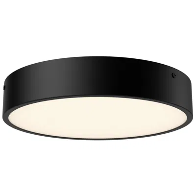 Kuzco Alora Mood Adelaide Led 11-in Matte Black Flush Mount