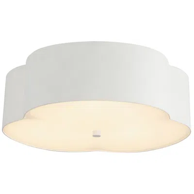 Kuzco Alora Mood Adella E26 14-in Antique White Flush Mount