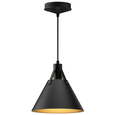 Kuzco Alora Mood Archer E26 10-in Matte Black Pendant