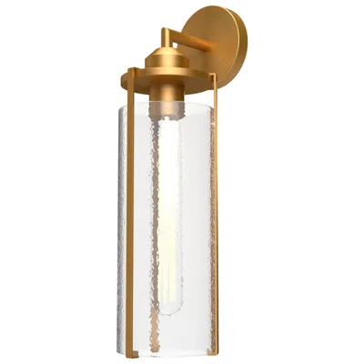 Kuzco Alora Mood Belmont E26 5-in Aged Gold/clear Water Glass Wall Vanity