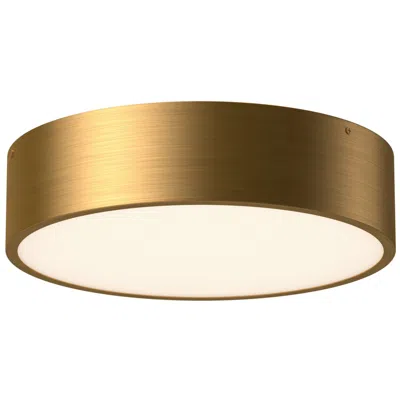 Kuzco Alora Mood Brisbane E26 16-in Aged Gold Flush Mount