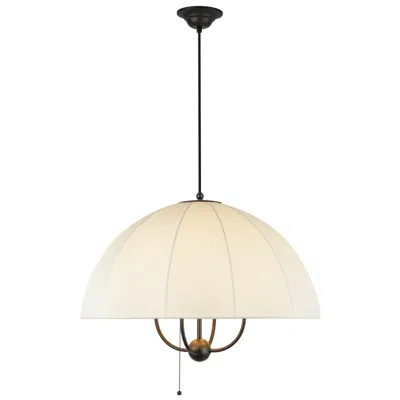 Kuzco Alora Mood Crosby E12 24-in Matte Black Pendant