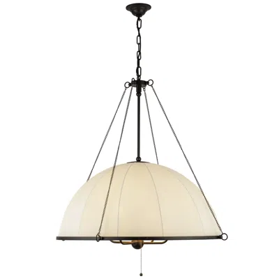 Kuzco Alora Mood Crosby E12 33-in Matte Black Socket Chandelier