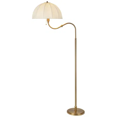 Kuzco Alora Mood Crosby E26 68-in Brushed Gold Socket Floor Lamp