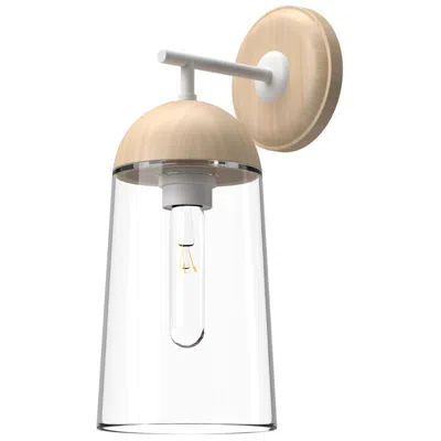 Kuzco Alora Mood Emil E26 7-in White/white Oak Wall Vanity
