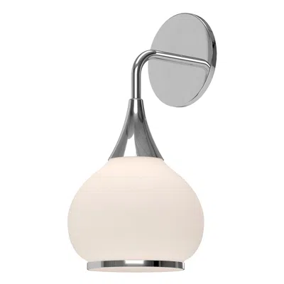 Kuzco Alora Mood Hazel E26 6-in Chrome/opal Matte Glass Wall Vanity