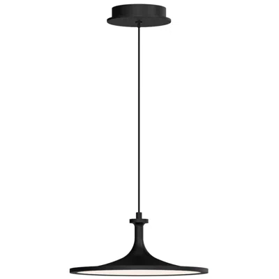 Kuzco Alora Mood Issa Led 12-in Matte Black Pendant